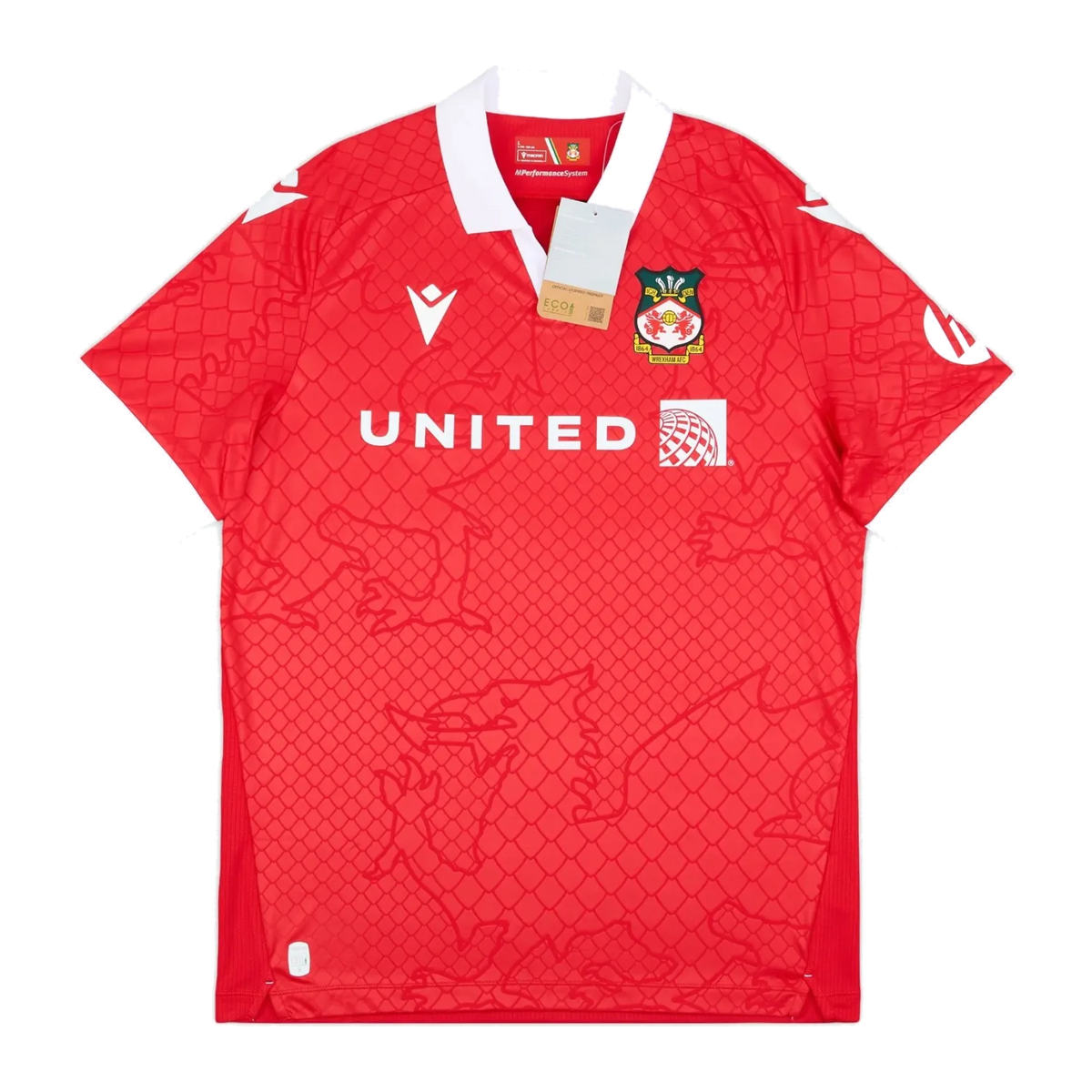 Wrexham Home 2024/25 (10 Mullin), voorkant