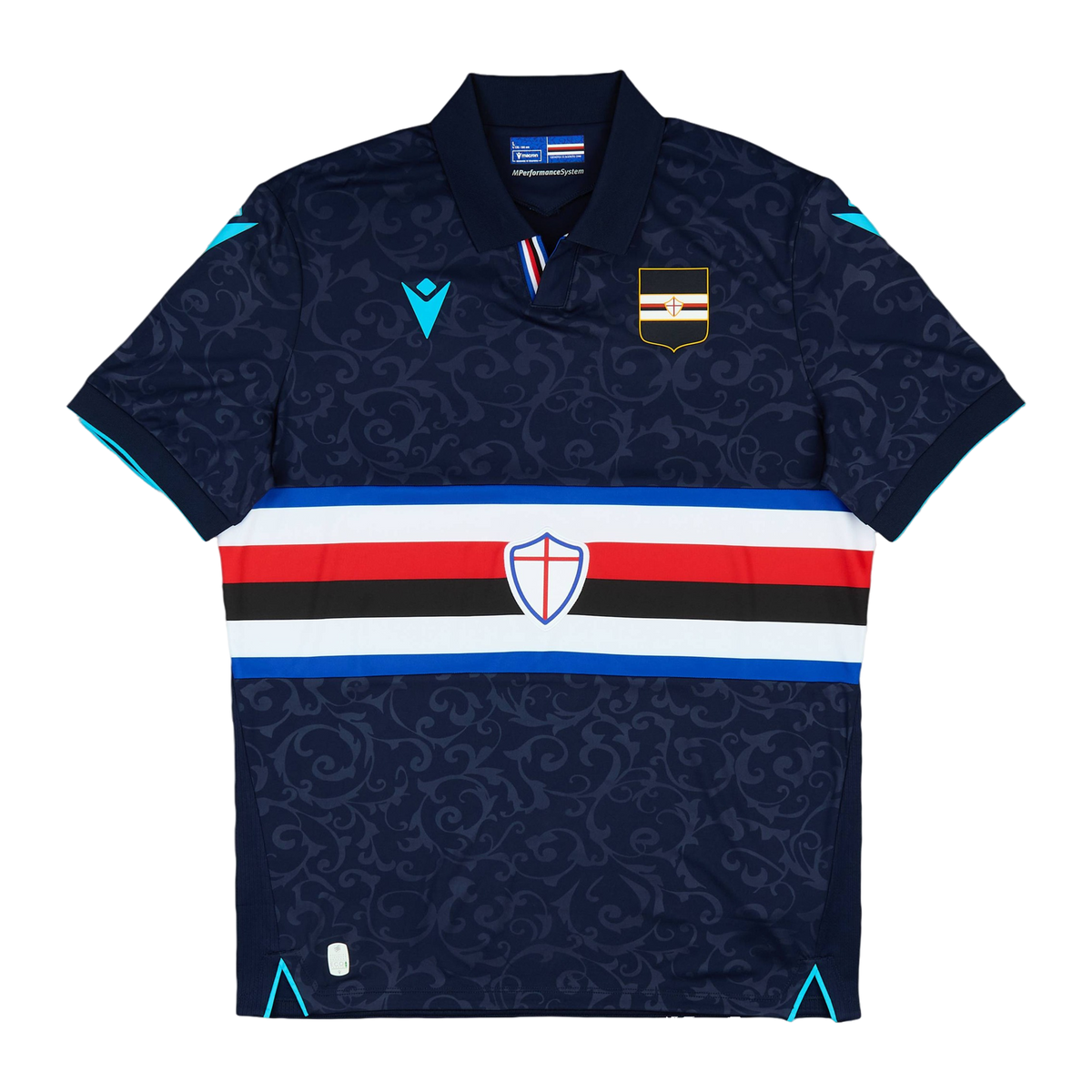 UC Sampdoria Third 2024/25, voorkant