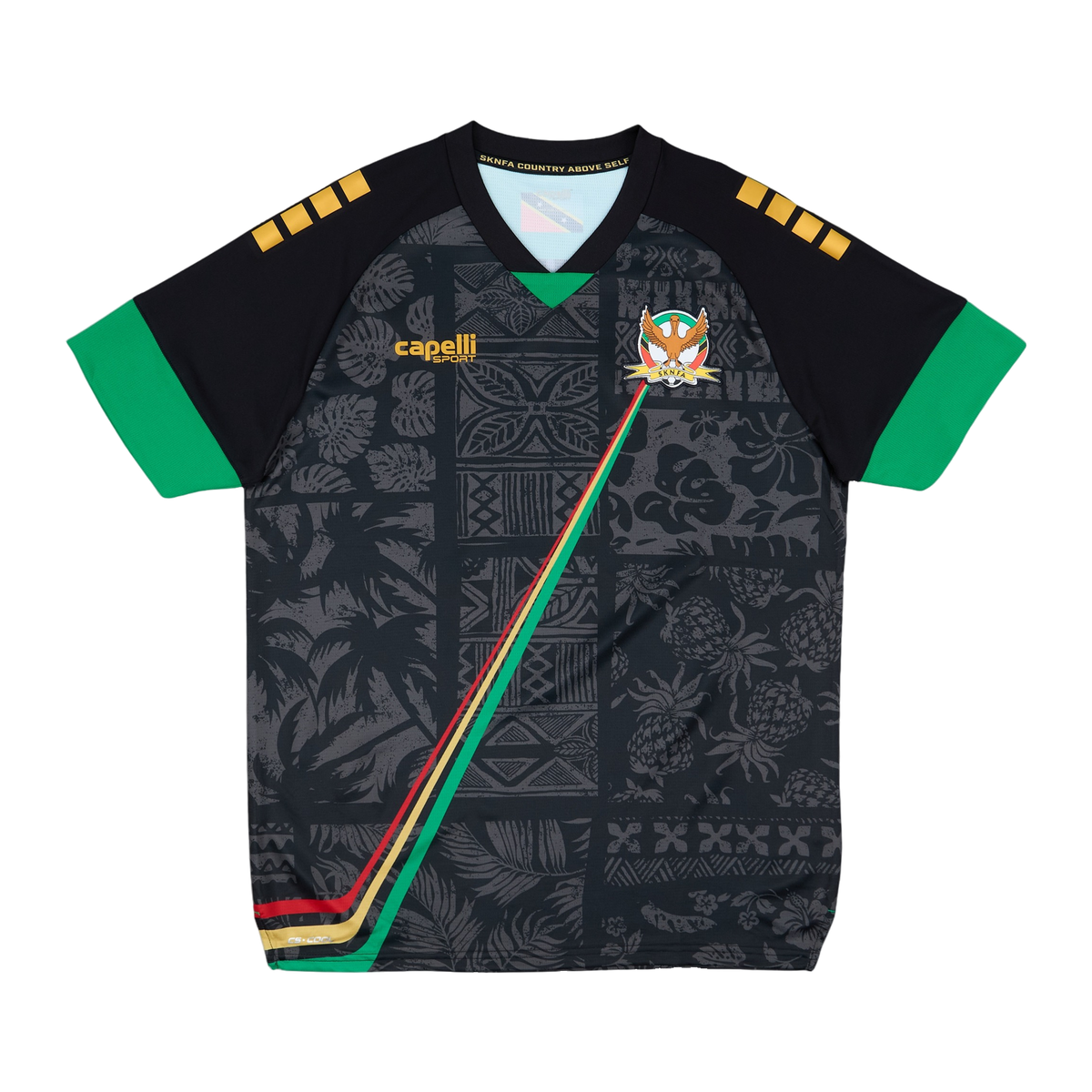 St Kitts and Nevis Third 2024/25, voorkant