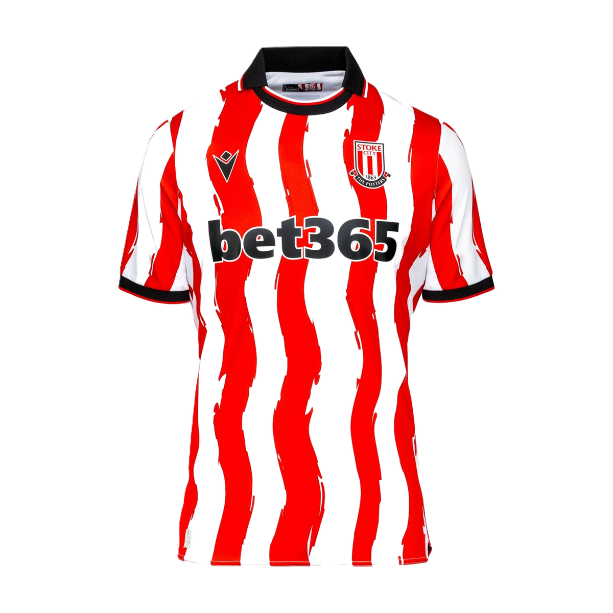 Stoke City Home 2025/26 (42 Manhoef), voorkant