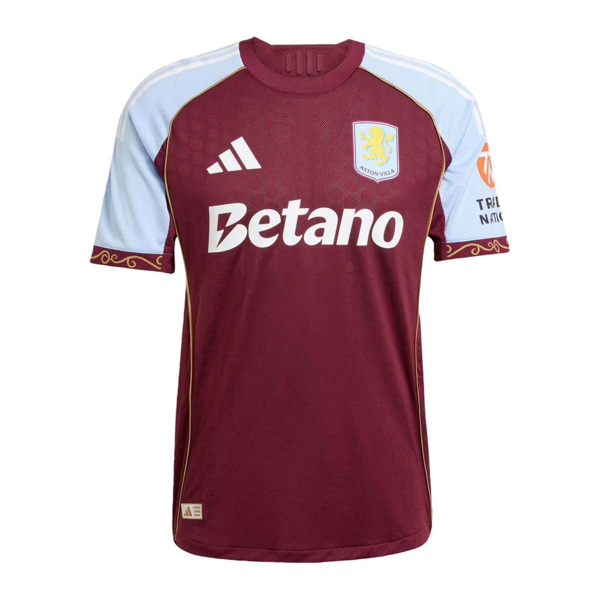 adidas Aston Villa Thuisshirt 2025/26, voorkant