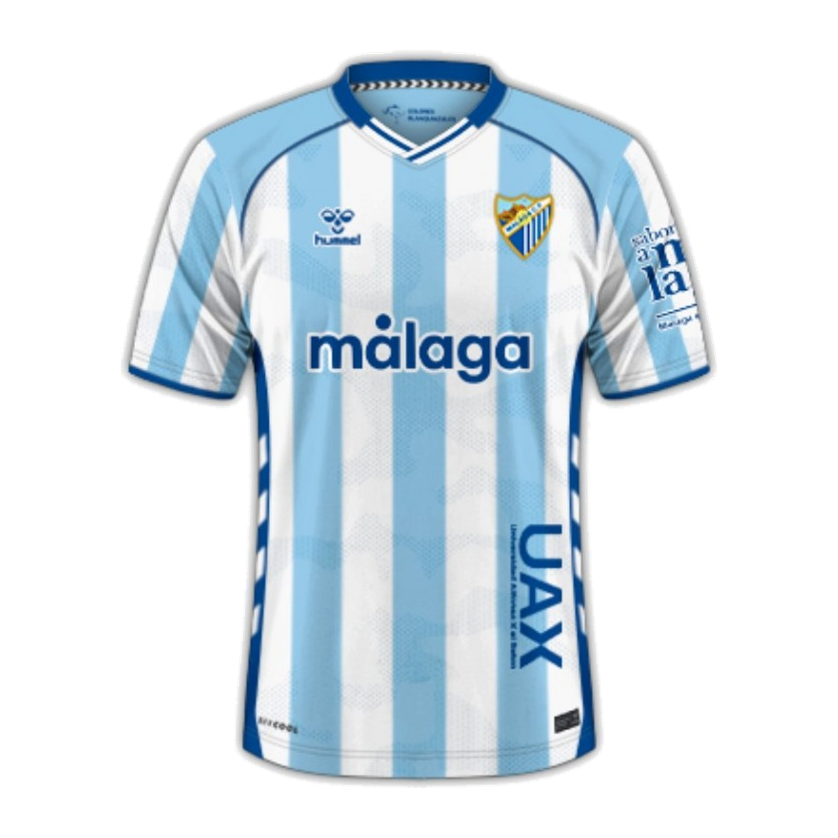 Málaga CF Home 2025/26, voorkant