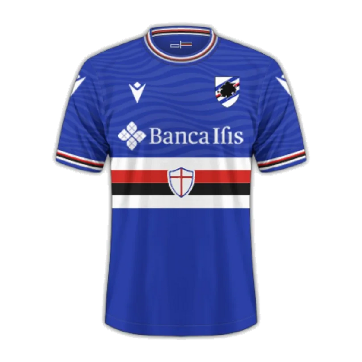 UC Sampdoria Home 2023/24, voorkant